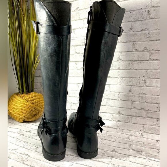 Cole Haan Black Nike air Knee High boots Sz. 8.5B - Picture 3 of 9